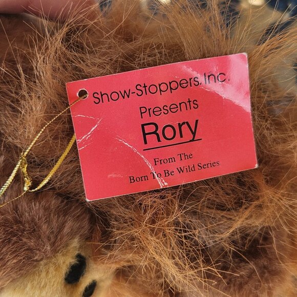 Lion Plush Doll With Porcelain Face "Rory" By Show-Stoppers Inc. - Picture 6 of 7